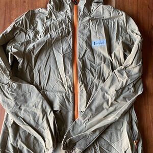 Cotopaxi Jacket with Orange Zipper